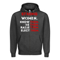 Charcoal Heather strong women know them be them Zipper Hoodie - artisFamous