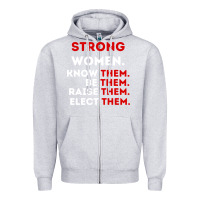 Heather Grey strong women know them be them Zipper Hoodie - artisFamous