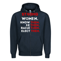 Navy strong women know them be them Zipper Hoodie - artisFamous