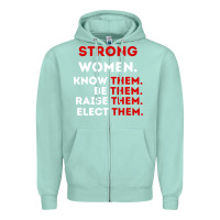 Seafoam strong women know them be them Zipper Hoodie - artisFamous
