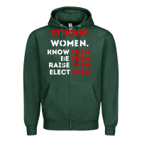 Sports Green strong women know them be them Zipper Hoodie - artisFamous