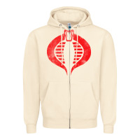 Sandshell vintage cobra symbol Zipper Hoodie - artisFamous