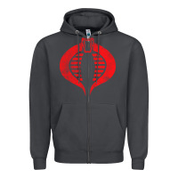 Smoke vintage cobra symbol Zipper Hoodie - artisFamous