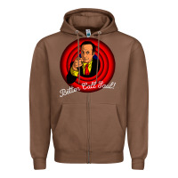 Chestnut bettercallsaul Zipper Hoodie - artisFamous