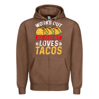 Chestnut tacos work out gym gift classic Zipper Hoodie - artisFamous