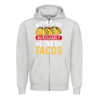 Dove Grey tacos work out gym gift classic Zipper Hoodie - artisFamous