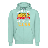 Seafoam tacos work out gym gift classic Zipper Hoodie - artisFamous