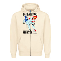 Sandshell taekwondo sport art Zipper Hoodie - artisFamous