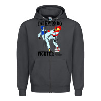 Smoke taekwondo sport art Zipper Hoodie - artisFamous
