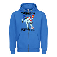 True Royal taekwondo sport art Zipper Hoodie - artisFamous