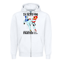Taekwondo Sport Art Zipper Hoodie | Teevron