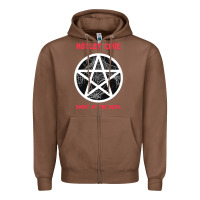 Chestnut shout at the devil Zipper Hoodie - artisFamous