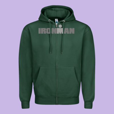 Ironman Zipper Hoodie Designed By Artisfamous