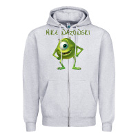 Heather Grey MIKE WAZOWSKI Zipper Hoodie - artisFamous