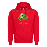 Red MIKE WAZOWSKI Zipper Hoodie - artisFamous