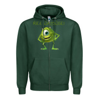 Sports Green MIKE WAZOWSKI Zipper Hoodie - artisFamous