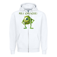 White MIKE WAZOWSKI Zipper Hoodie - artisFamous
