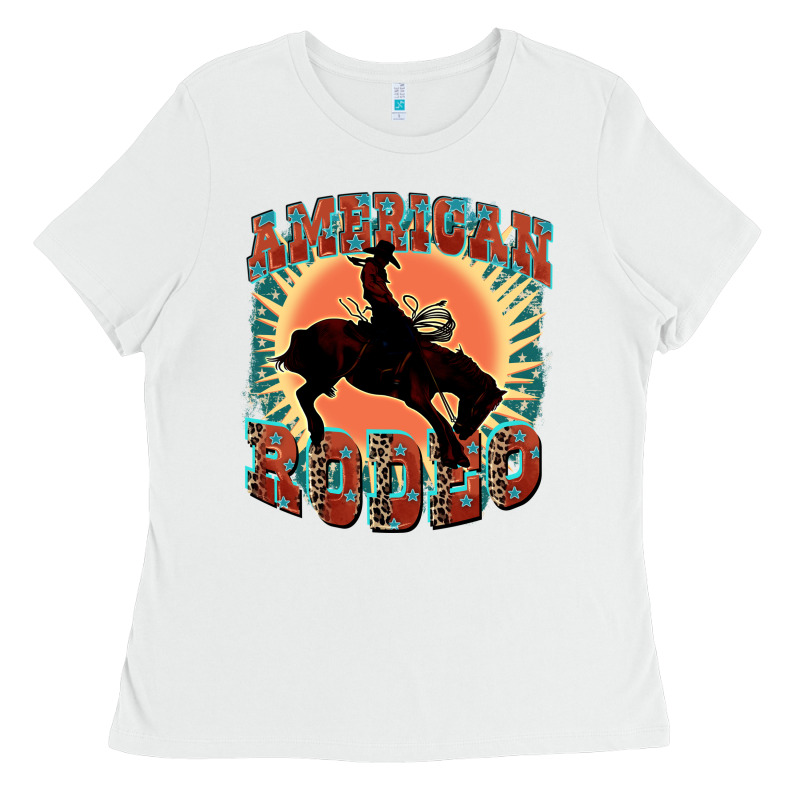 American Rodeo Ladies Tee by FaDigitalArtStudio | Teevron