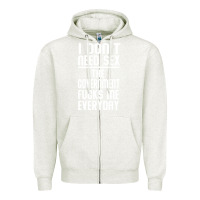 Oatmeal Heather the government fucks me everyday Zipper Hoodie - artisFamous