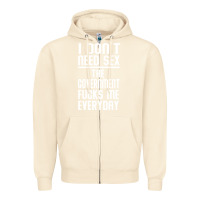 Sandshell the government fucks me everyday Zipper Hoodie - artisFamous