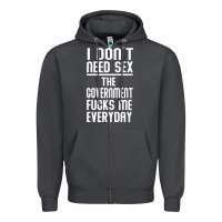 Smoke the government fucks me everyday Zipper Hoodie - artisFamous