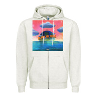 Oatmeal Heather lil tecca - we love you tecca 2 Zipper Hoodie - artisFamous