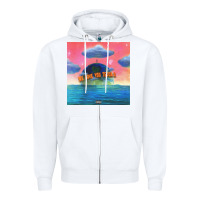 White lil tecca - we love you tecca 2 Zipper Hoodie - artisFamous