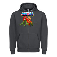 Smoke he man and battle cat Zipper Hoodie - artisFamous
