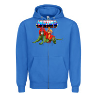 True Royal he man and battle cat Zipper Hoodie - artisFamous