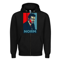 Black norm macdonald comedian Zipper Hoodie - artisFamous