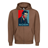 Chestnut norm macdonald comedian Zipper Hoodie - artisFamous