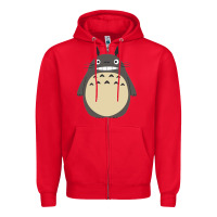 Red ghibli elemental charms Zipper Hoodie - artisFamous