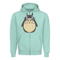 Seafoam ghibli elemental charms Zipper Hoodie - artisFamous
