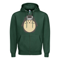 Sports Green ghibli elemental charms Zipper Hoodie - artisFamous