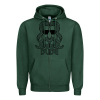 Sports Green dude the big lebowski Zipper Hoodie - artisFamous