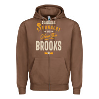 Chestnut Brooks Personalized Name Birthday Gift Zipper Hoodie - artisFamous