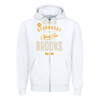 White Brooks Personalized Name Birthday Gift Zipper Hoodie - artisFamous