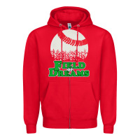 Red field of dreams Zipper Hoodie - artisFamous