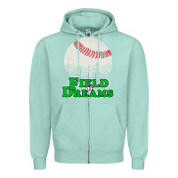 Seafoam field of dreams Zipper Hoodie - artisFamous