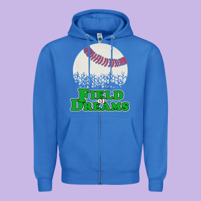 Field Of Dreams Zipper Hoodie Designed By Artisfamous