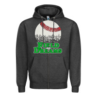 Charcoal Heather field of dreams Zipper Hoodie - artisFamous