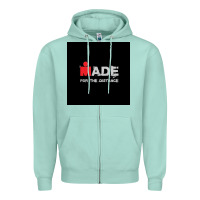 Seafoam ironman triatlon Zipper Hoodie - artisFamous
