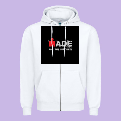 Ironman Triatlon Zipper Hoodie Designed By Artisfamous
