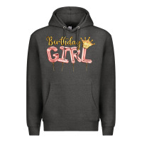 Charcoal Heather Birthday girl balloon Premium Hoodie - Artiststas