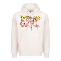 Pale Pink Birthday girl balloon Premium Hoodie - Artiststas
