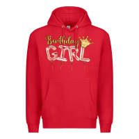 Red Birthday girl balloon Premium Hoodie - Artiststas