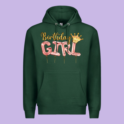 Birthday Girl Balloon Premium Hoodie Designed By Artiststas
