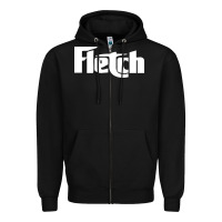 Black fletch Zipper Hoodie - artisFamous