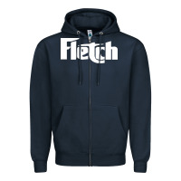 Navy fletch Zipper Hoodie - artisFamous