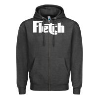Charcoal Heather fletch Zipper Hoodie - artisFamous